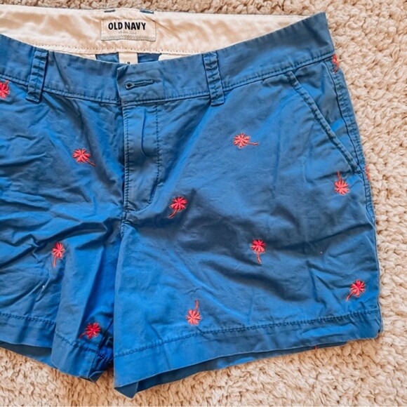 Old Navy palm tree print shorts size 8 - Picture 3 of 4